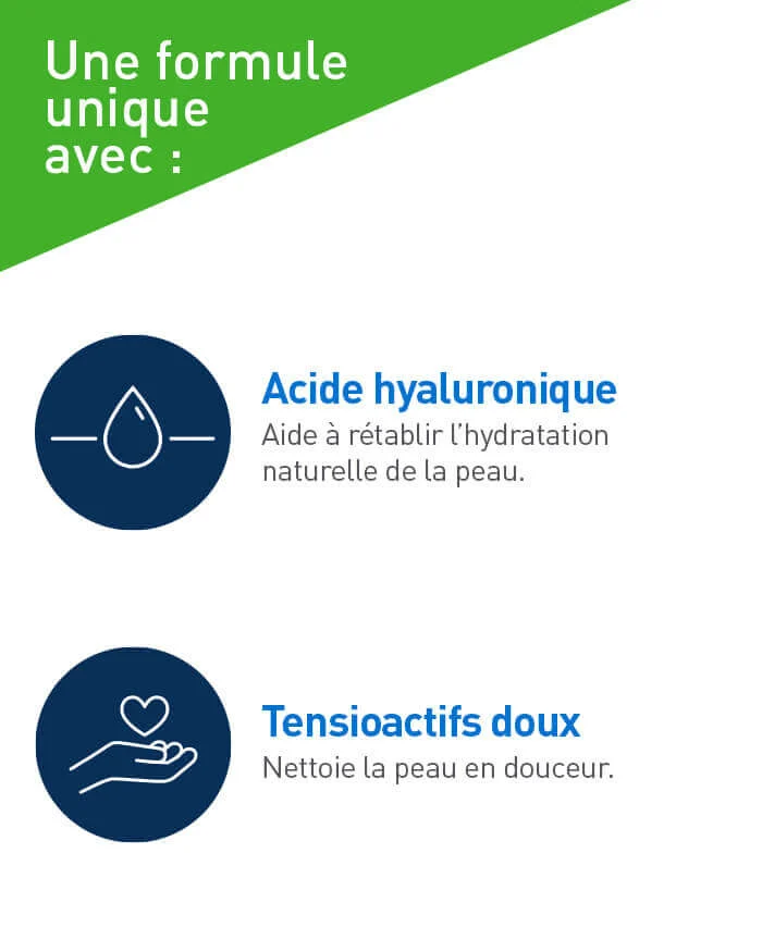 CERAVE Crème lavante hydratante pour peaux normales à sèches 236ml – Image 4