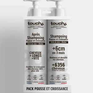 Touché Pack shampooing et après-shampooing pousse et croissance